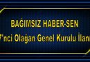 Genel Kurul İlanı